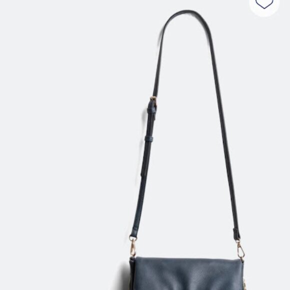 Moda Luxe Ela Foldover Crossbody Bag - Navy - Picture 3 of 14